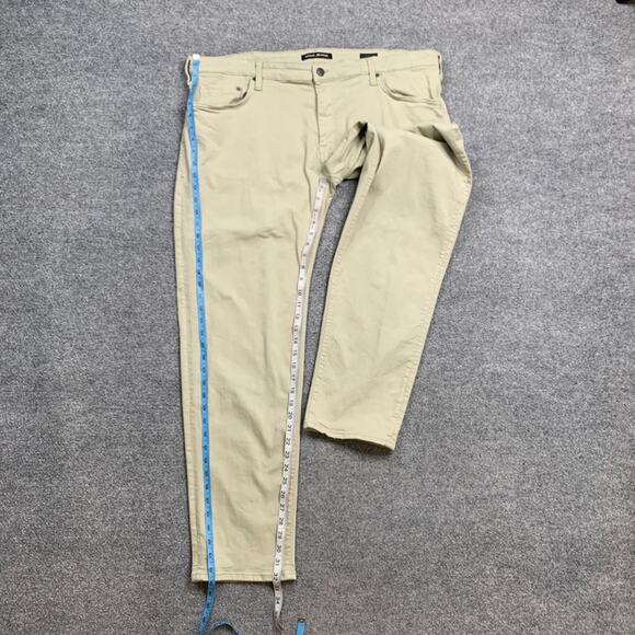 Mavi Jeans Mens 42 Parsley Khaki Marcus Slim Straight Leg Stretch 5 Pocket - Picture 6 of 11